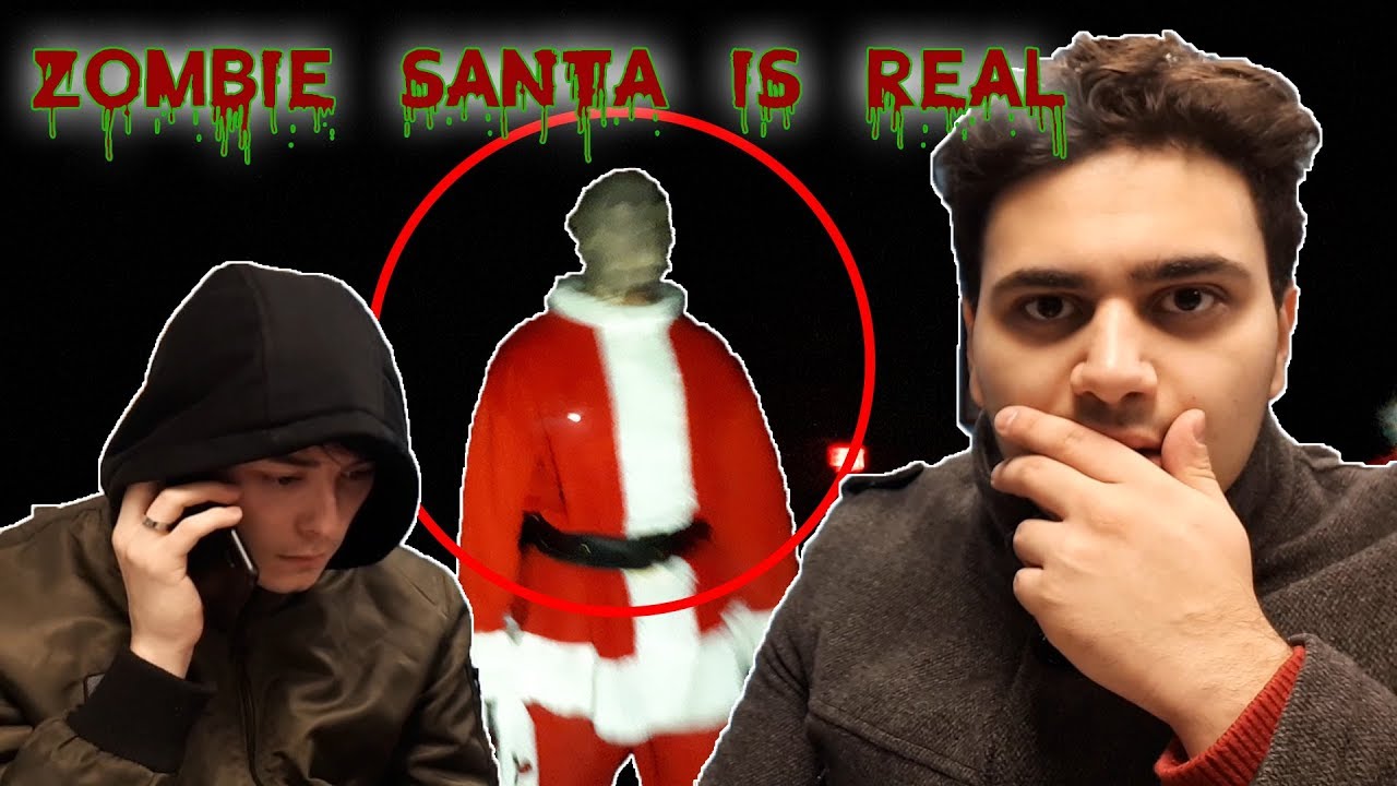 ZOMBIE SANTA CAME AFTER US!!! ( CALLING SANTA AT 3AM) (GONE WRONG) WE FOUND SANTA'S HAT!
