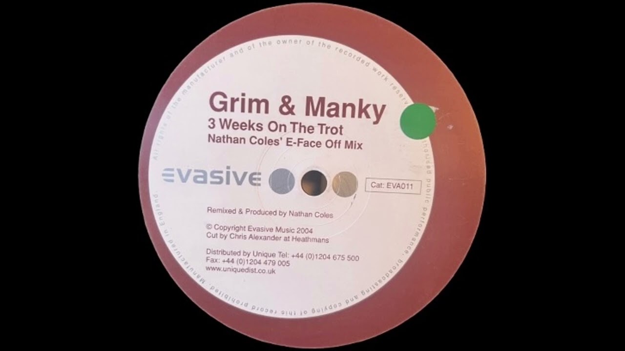 Grim & Manky - 3 Weeks On The Trot (Nathan Coles' E-Face Off Mix))