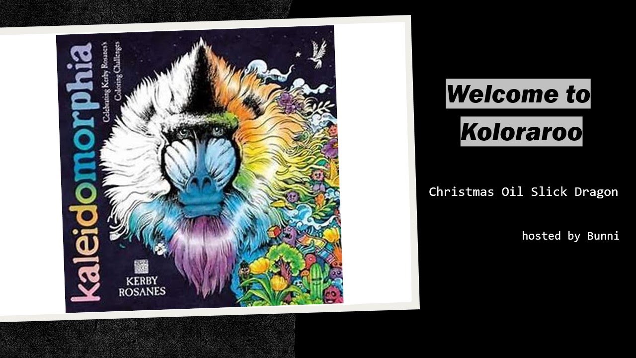 Watch Me Kolor   Christmas Oil Slicked Dragon from Kaleidomorphia by Kerby Rosanes P1