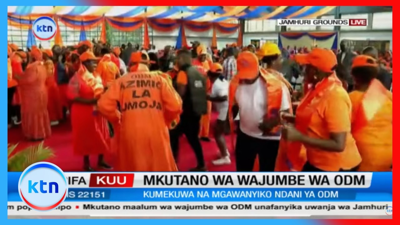 Mkutano wa wajumbe wa ODM waanza rasmi