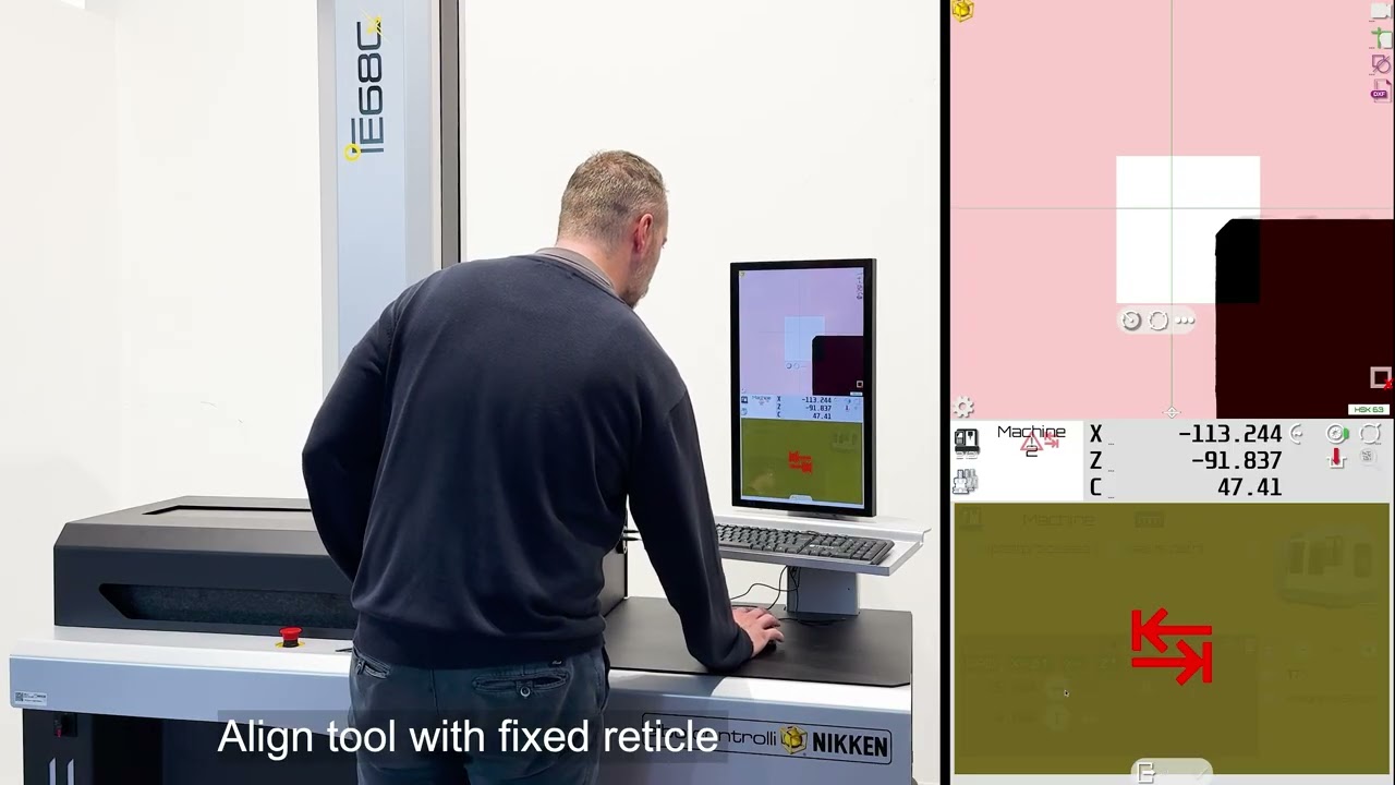 E68CX Multi Origin - Elbo Controlli NIKKEN tool presetter -