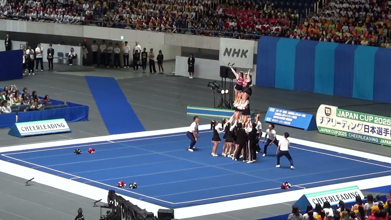 帝京大学／BUFFALOS ３位 自由演技競技DIVISION１ 大学部門 決勝 JAPAN CUP 2025.8.31