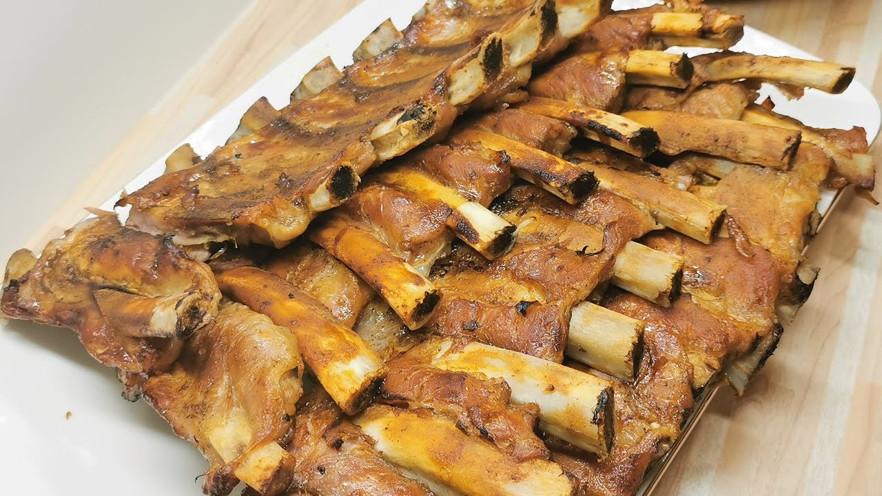 Zarte, vom Knochen fallende Rippchen im Backofen zubereitet 😋 Kalbs-Rippchen, Spareribs