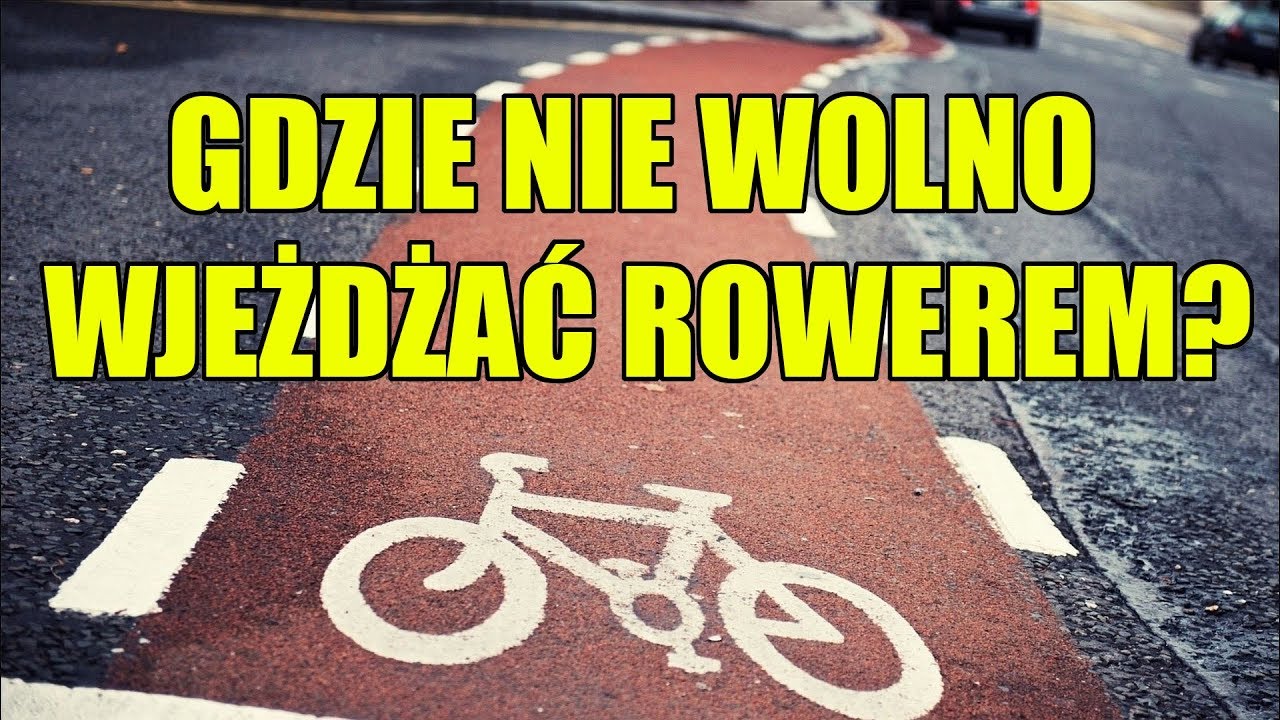 Gdzie nie można jeździć rowerem?