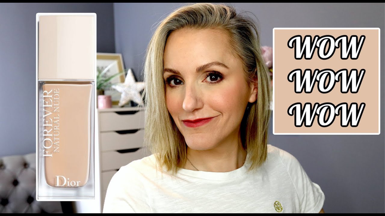 DIOR FOREVER NATURAL NUDE REVIEW & 12 HOUR WEAR TEST | DRY SKIN