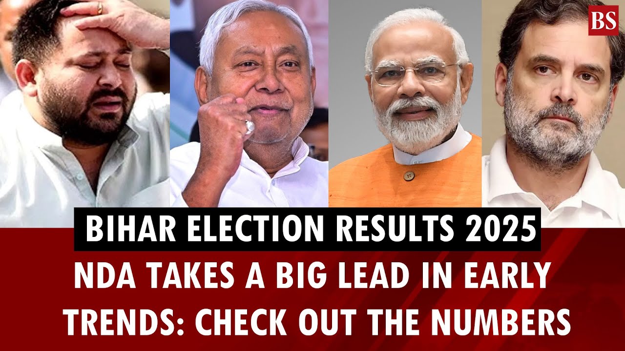 Bihar election results 2025: NDA takes a big lead in early trends: Check out the numbers | JDU | BJP
