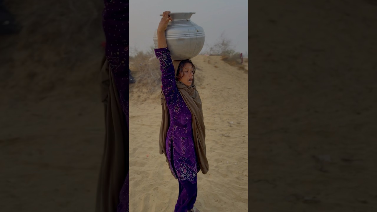 Desert life in india #traditional #village life #india #rajasthan #thar