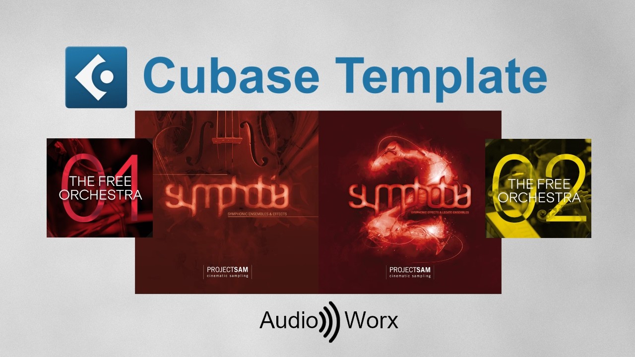 Free Cubase Template for Symphobia 1 & 2 & The Free Orchestra 1 & 2