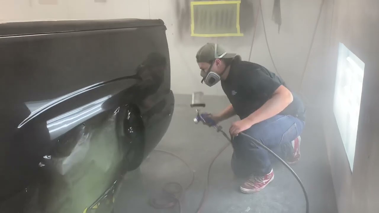 Devilbiss Prolite: how to spray base/clear