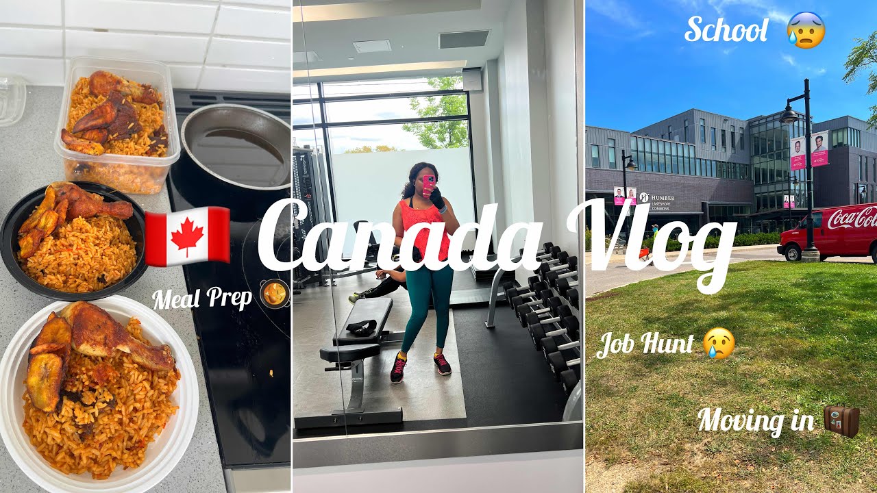 🇨🇦 CANADA VLOG: MOVING INTO MY APARTMENT, LECTURE BEGINS, JOB HUNT , BACK TO THE GYM