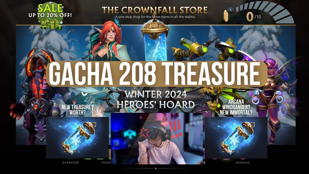 GACHA 208 TREASURE !!! WINTER 2024 HEROES' HOARD