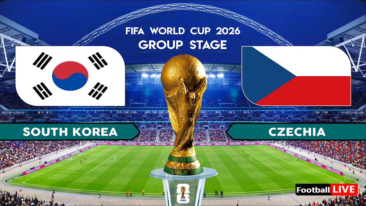 SOUTH KOREA vs CZECHIA - FIFA World Cup 2026 Group Stage | Full Match All Goals | Simulation PES