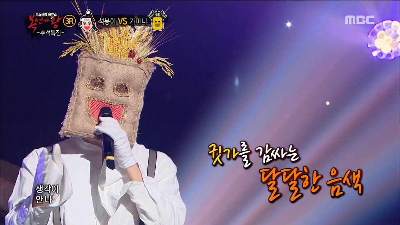 [King of masked singer] 복면가왕 - 'straw bag' 3round - Drunken Truth 20160828