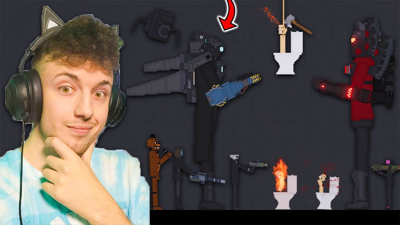 Titanul suprem CAMERAMAN DISTRUGE armata SKIBIDI TOALETELOR si o salveaza pe DOAMNA TELEVIZOR! EPIC!