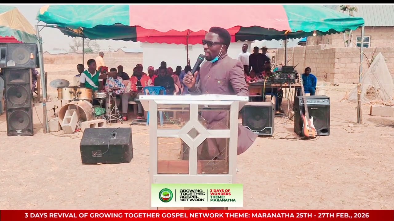 Rev. Isah Micah Speech Delivering In 3 Days of Wonder's for Growing Together Gospel Network