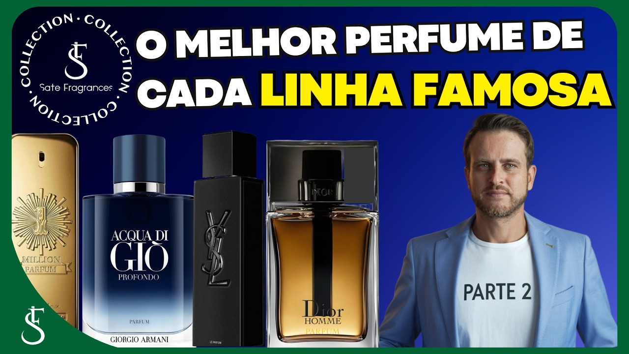 O MELHOR PERFUME de LINHAS FAMOSAS com IMPORTADOS MASCULINOS | Quadro 