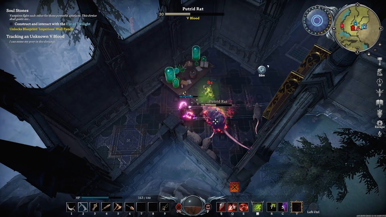 V Rising | Twilight Snapper Fish location | Putrid Rat hunt (also see description)