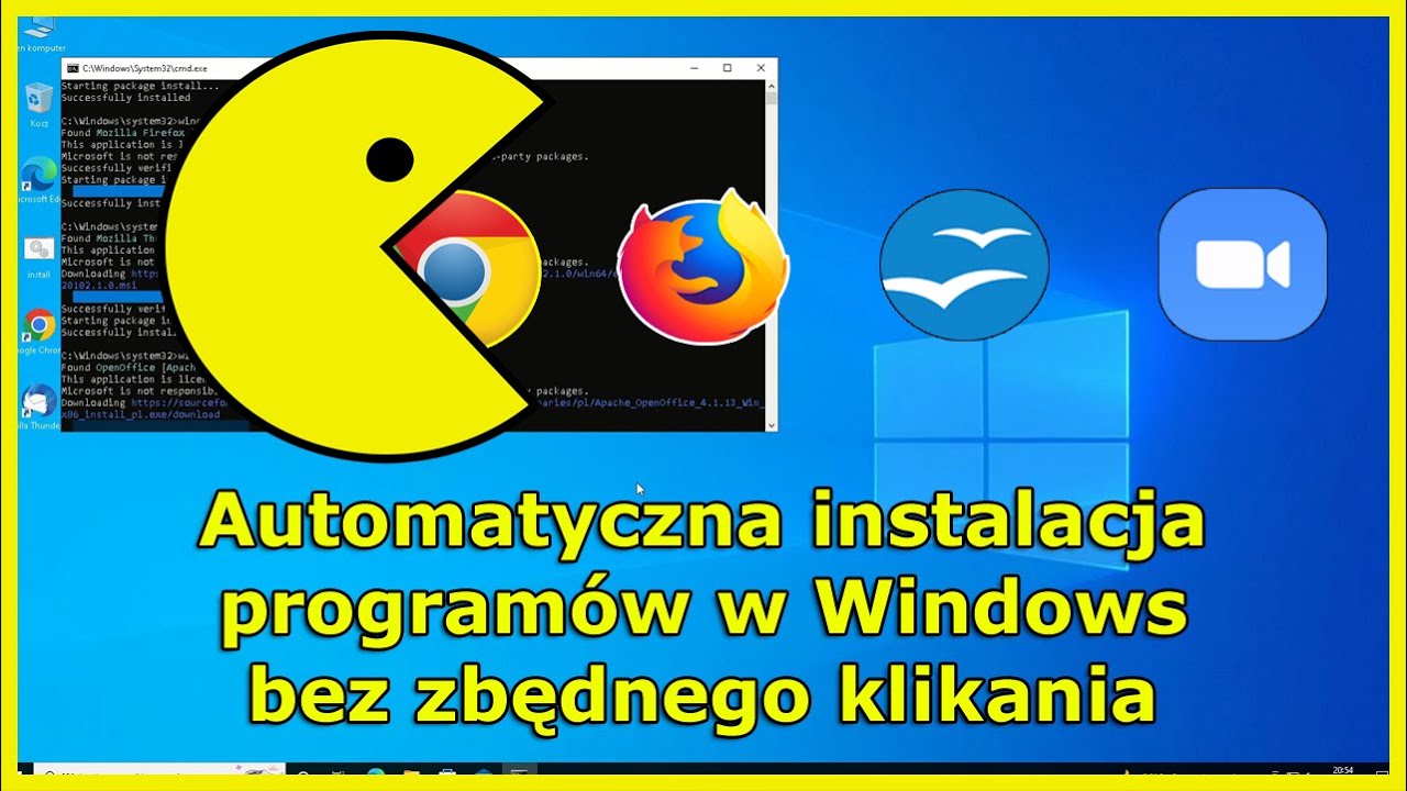 szybka i automatyczna instalacja pakietów programów użytkowych w windows Winget install