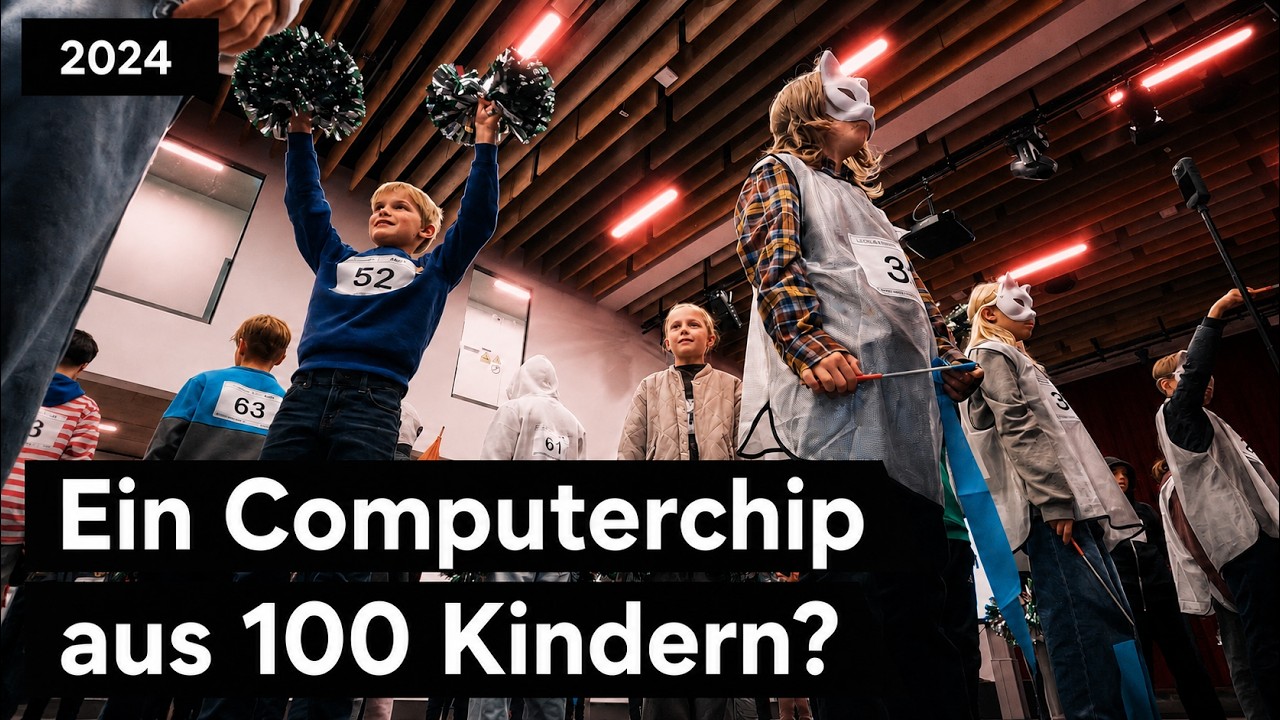 Computerchip aus 100 Kindern! | MENSCHCOMPUTER an der Winterhuder Reformschule