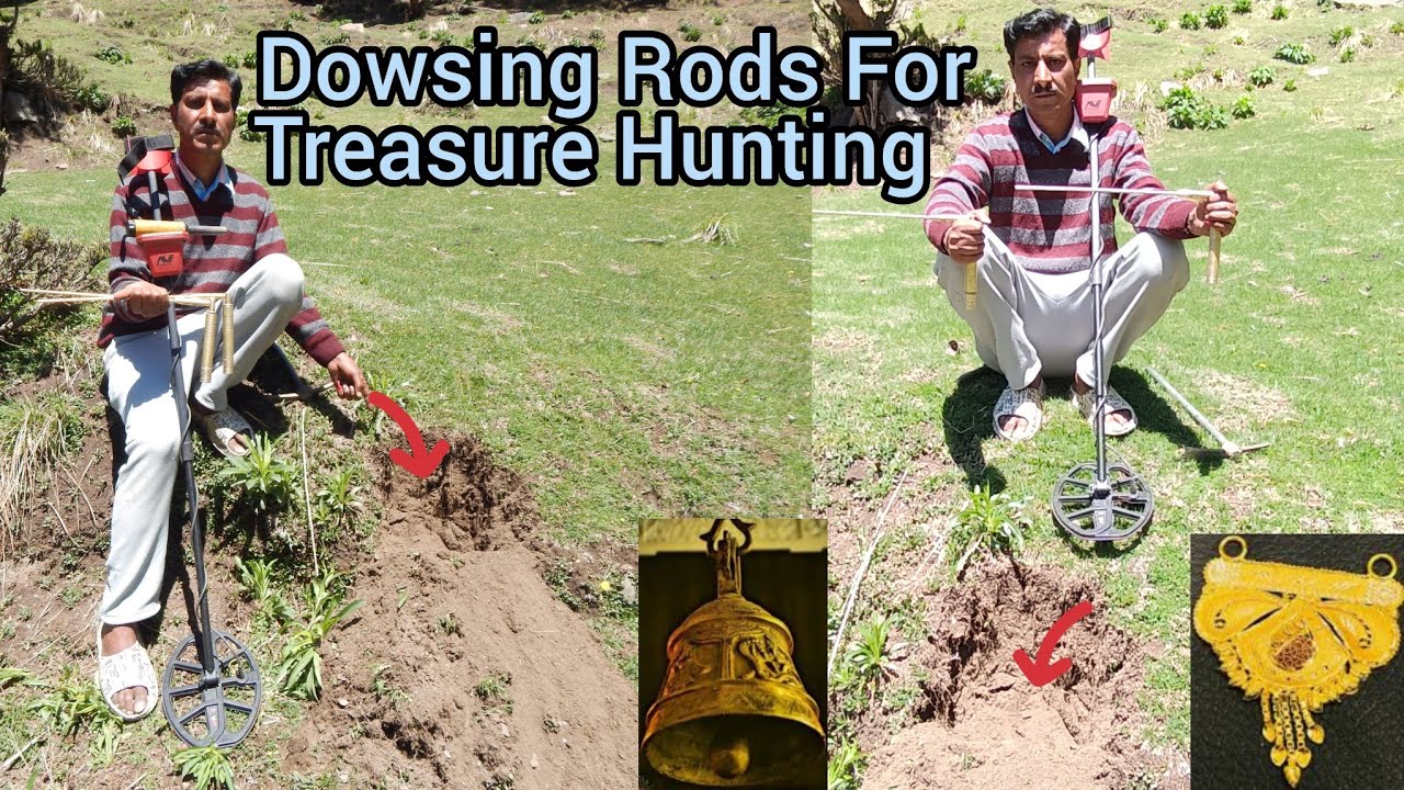 Dowsing Rods For Treasure Hunting | vanquish 540 Metal Detector  |@GoldFieldHunting