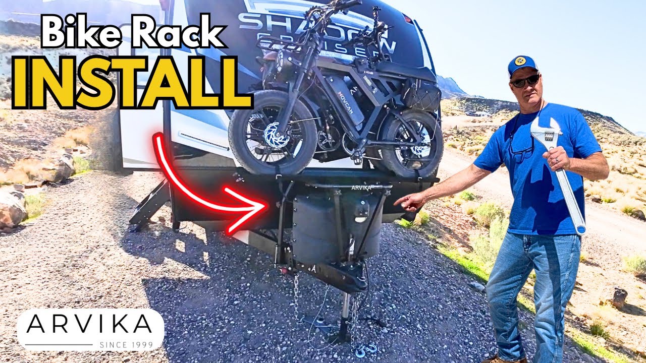 DIY RV Bike Rack Install That Actually WORKS! -Arvika Bike Rack