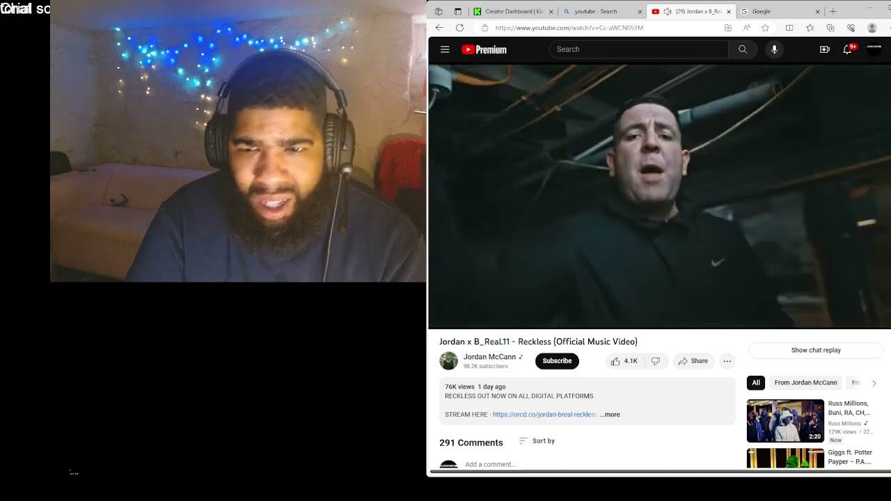 Jordan x B_Real.11 - Reckless (Official Music Video)| Reaction