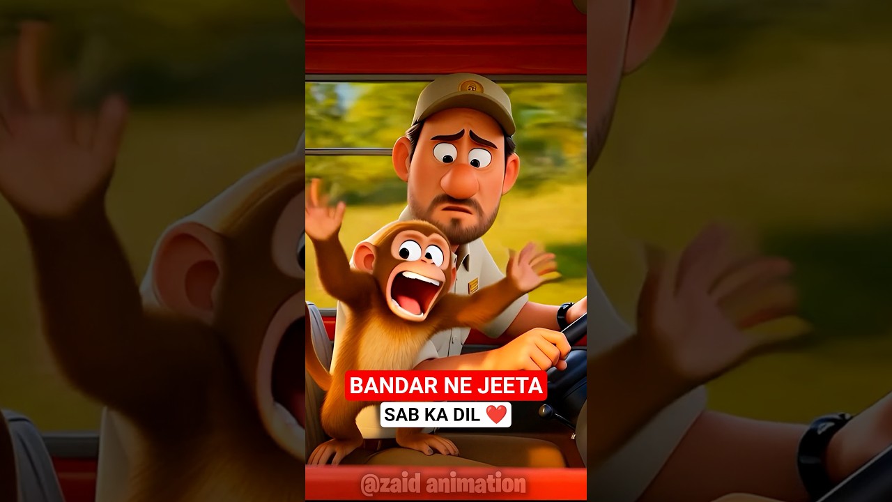🐒Hero Monkey Saves Bus Passengers🚌 