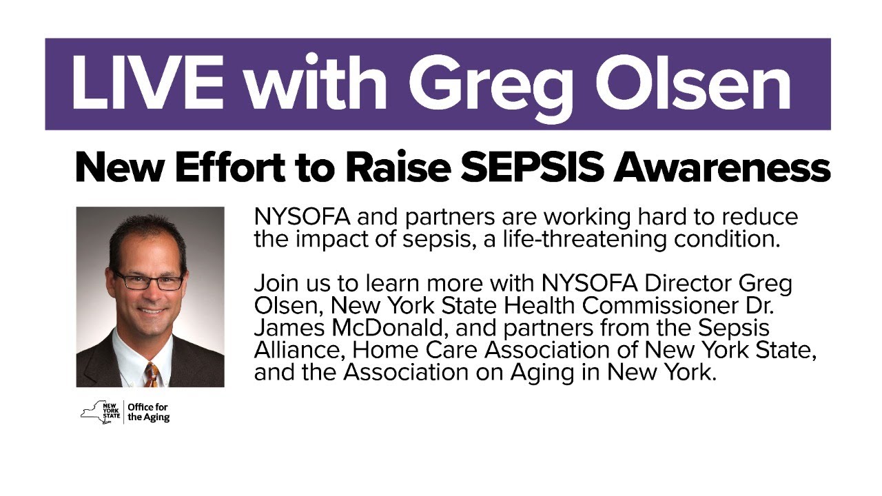 Live with Greg | Leaders from the Aging Network Unite Against SEPSIS