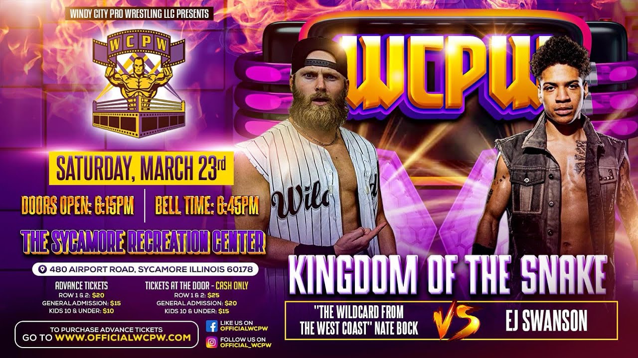 Ej Swanson vs Nate Bock| WCPW debut