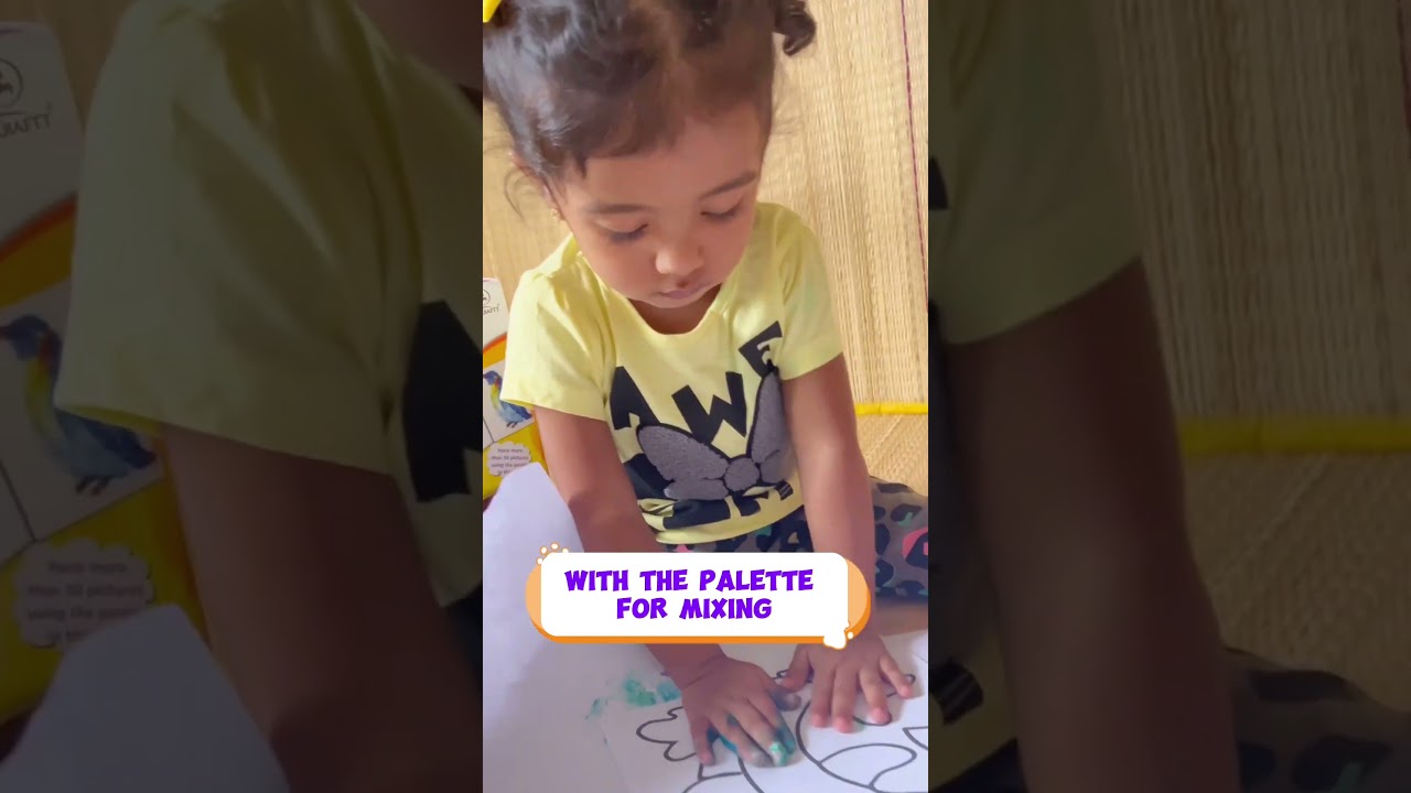 Unleash your child’s creativity with the Toykraft Finger Painting Kit 