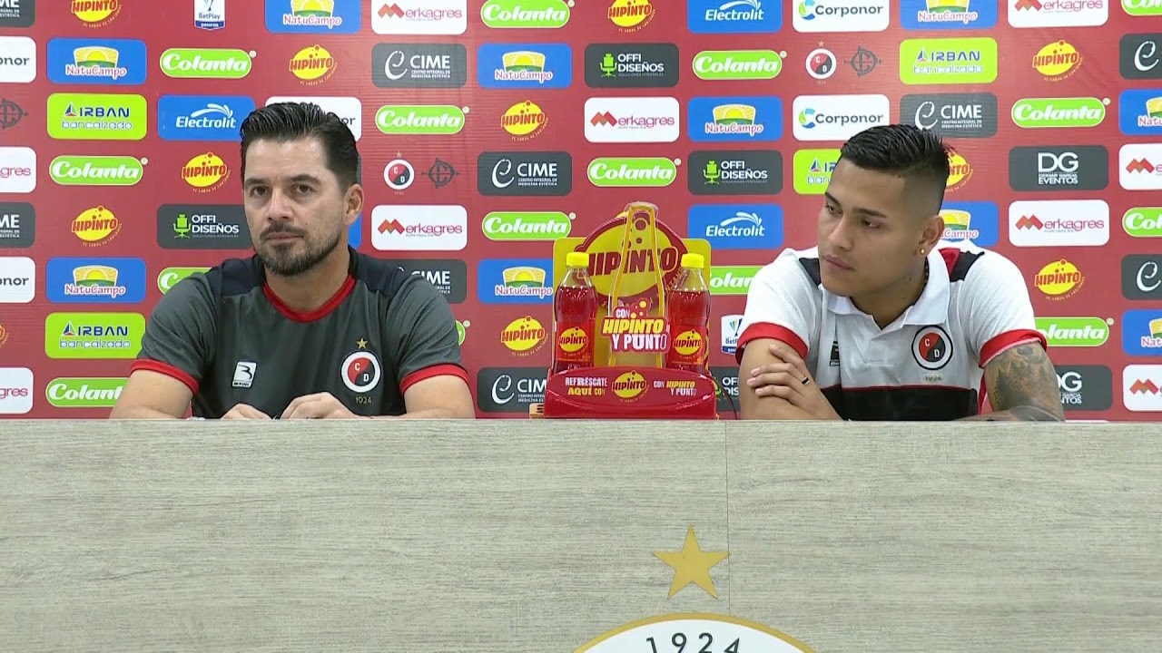 Rueda de prensa de Cúcuta tras su partido con Bucaramanga