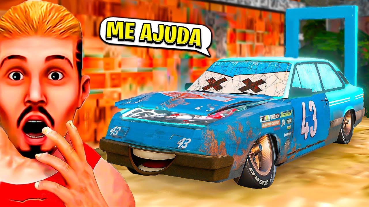 ENCONTREI O REI (ADVERSÁRIO DO RELÂMPAGO MCQUEEN) ABANDONADO no REBAIXADOS ELITE BRASIL