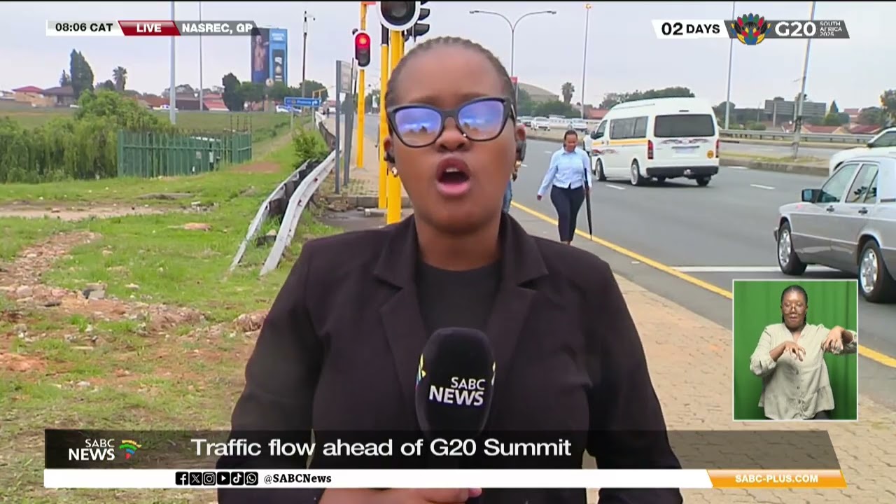 G20 Leaders' Summit | Traffic flow at Nasrec