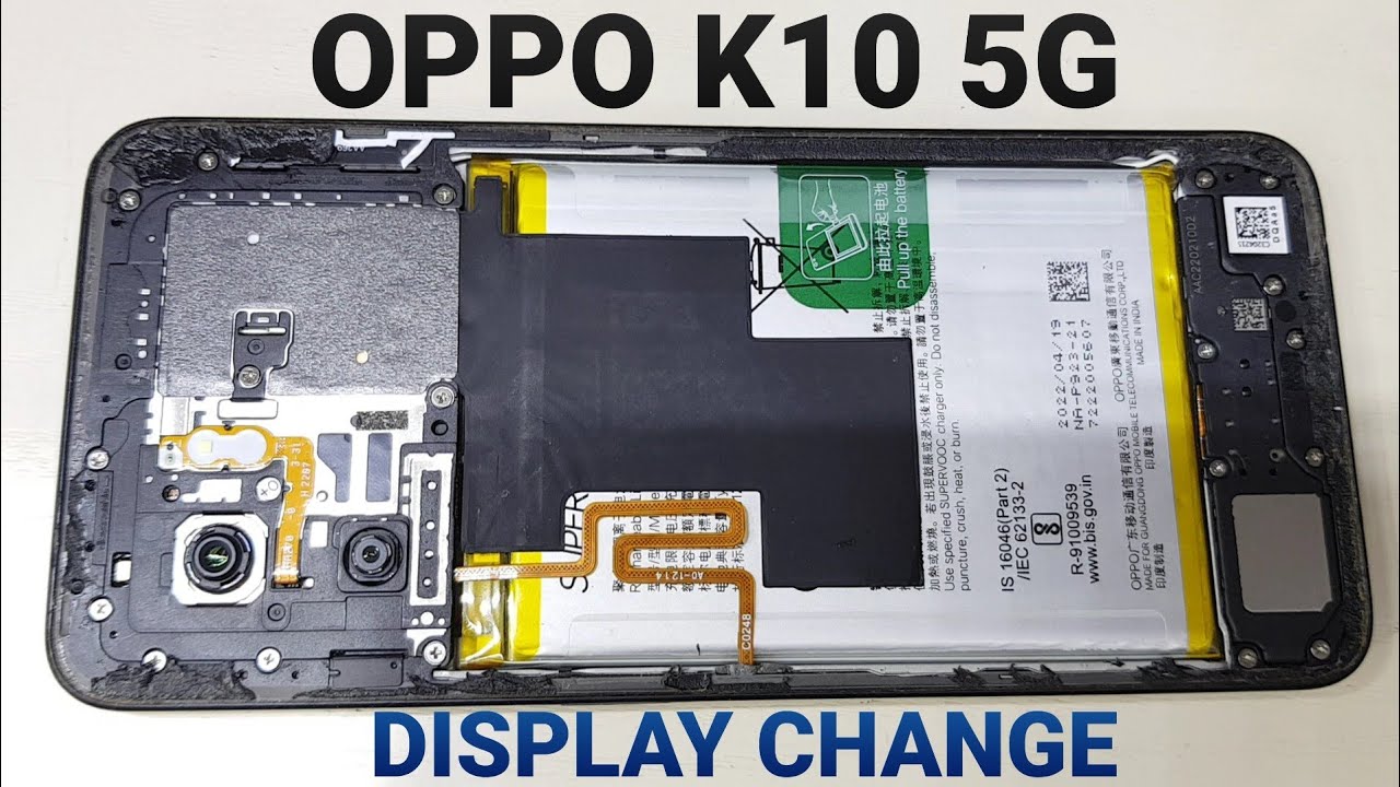 OPPO K10 5G DISPLAY CHANGE