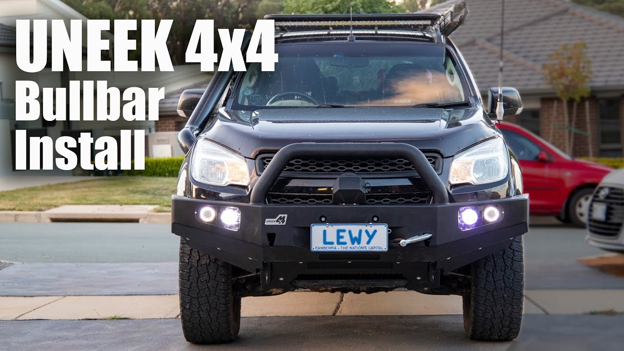 Holden Colorado Bullbar Installation - Uneek 4x4