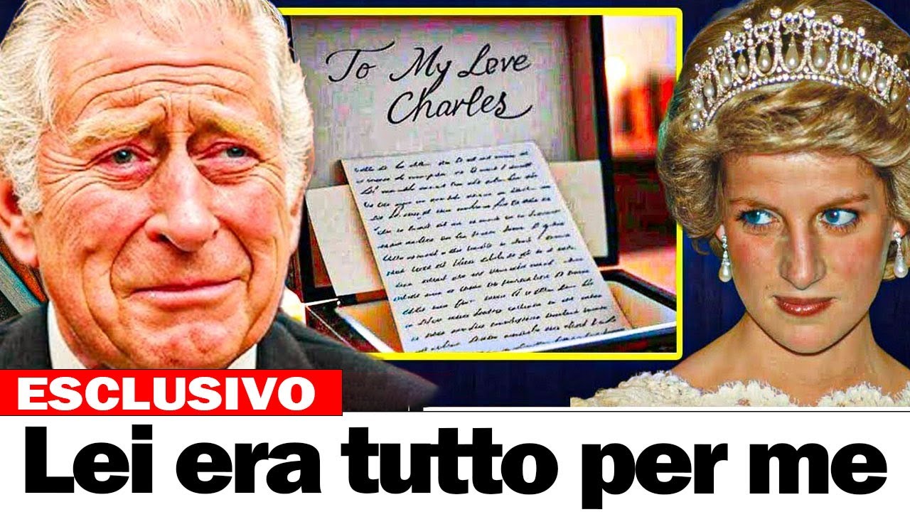 Re Carlo IN LACRIME dopo aver trovato un biglietto nel portagioie della principessa Diana