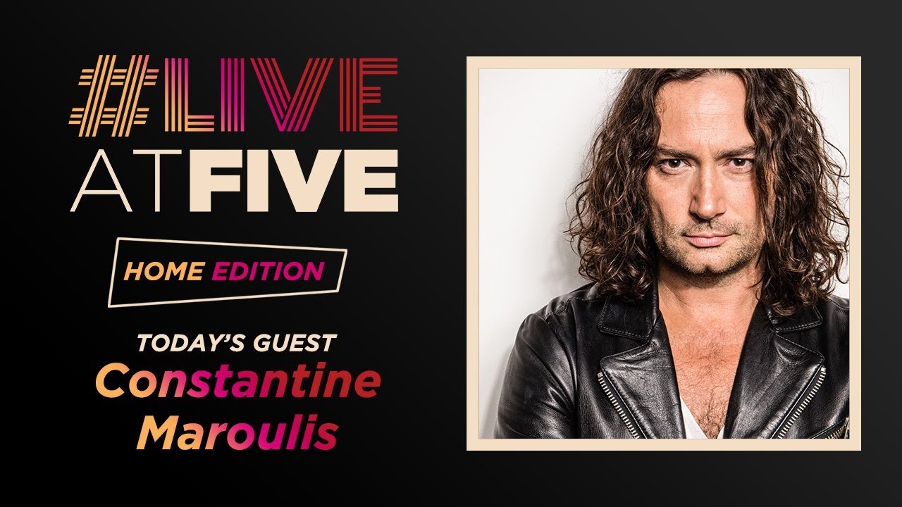 Broadway.com #LiveatFive: Home Edition with Tony Nominee Constantine Maroulis
