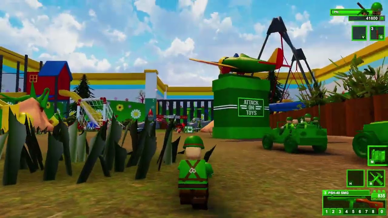 Red Vs Green Summer Daycare | Attack On Toys | Custom Mission