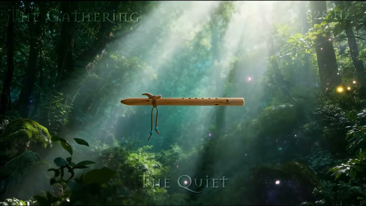 2 Hours of 528 Hz Healing Frequency with Native American Flute - Healing for the Heart.