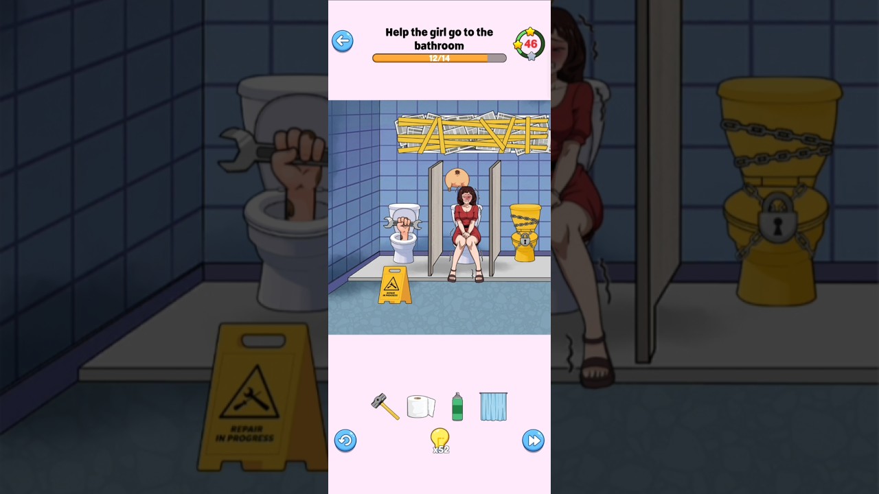 Help the girl go to the bathroom level 29 #shortvideos