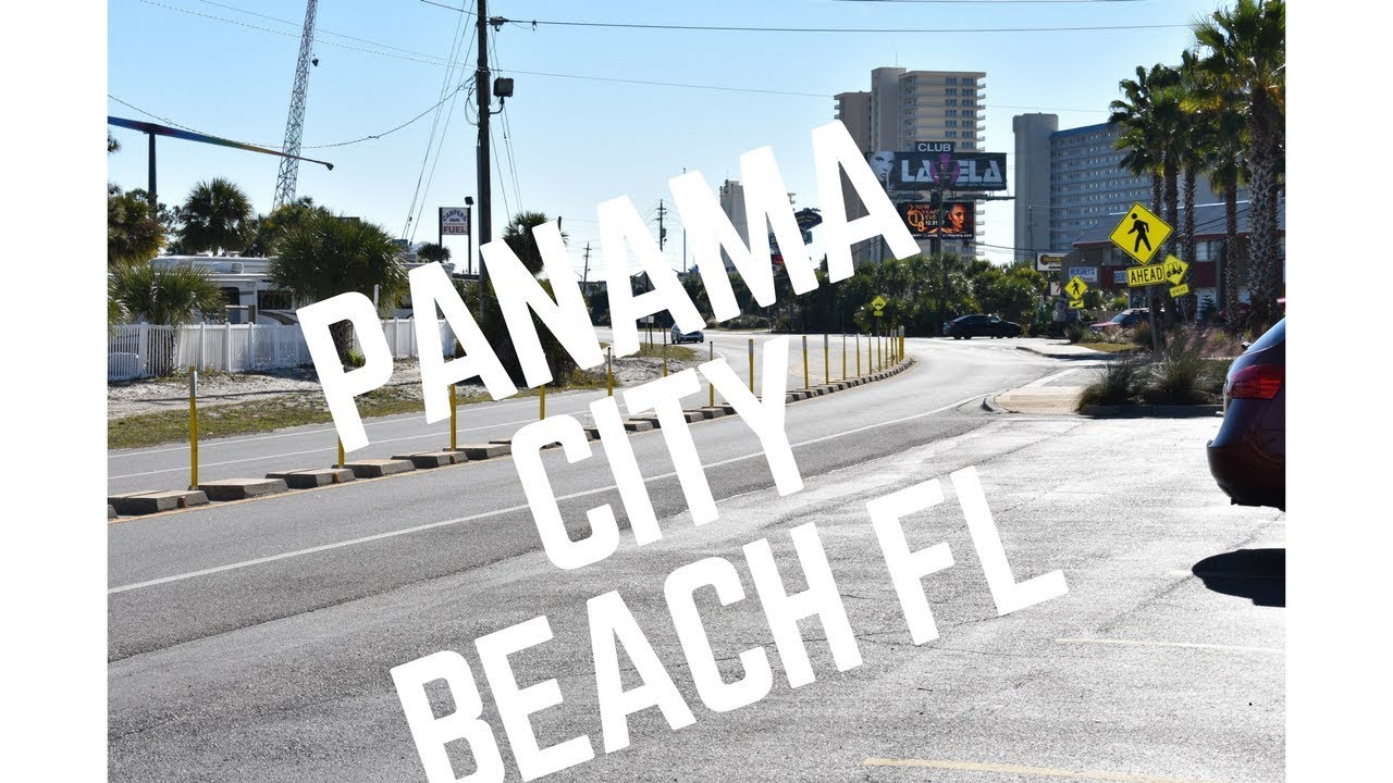 Driving Front Beach Rd turn onto Thomas drive Panama City Beach  Florida 2017