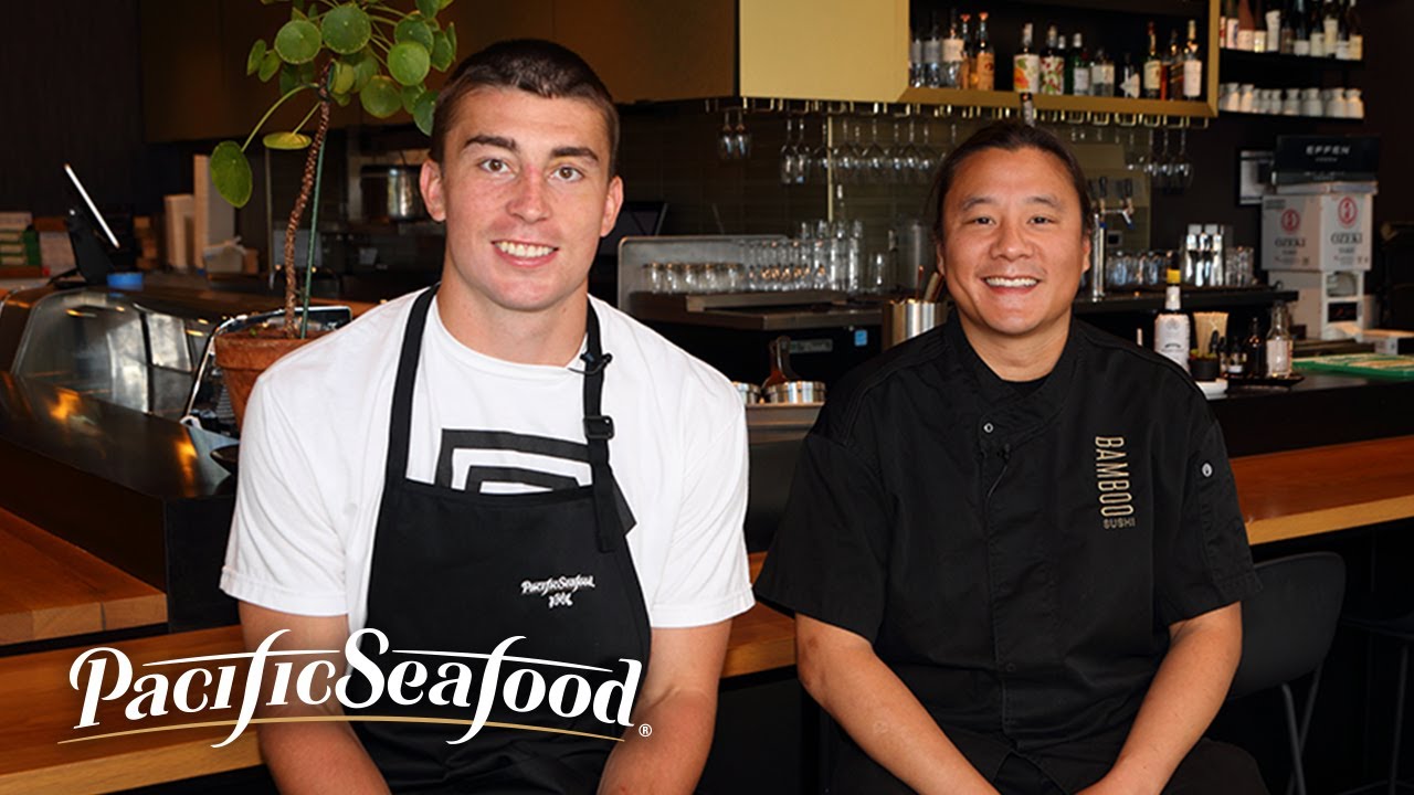 Payton Pritchard Preps Seafood with Bamboo Sushi Chef | Commercial