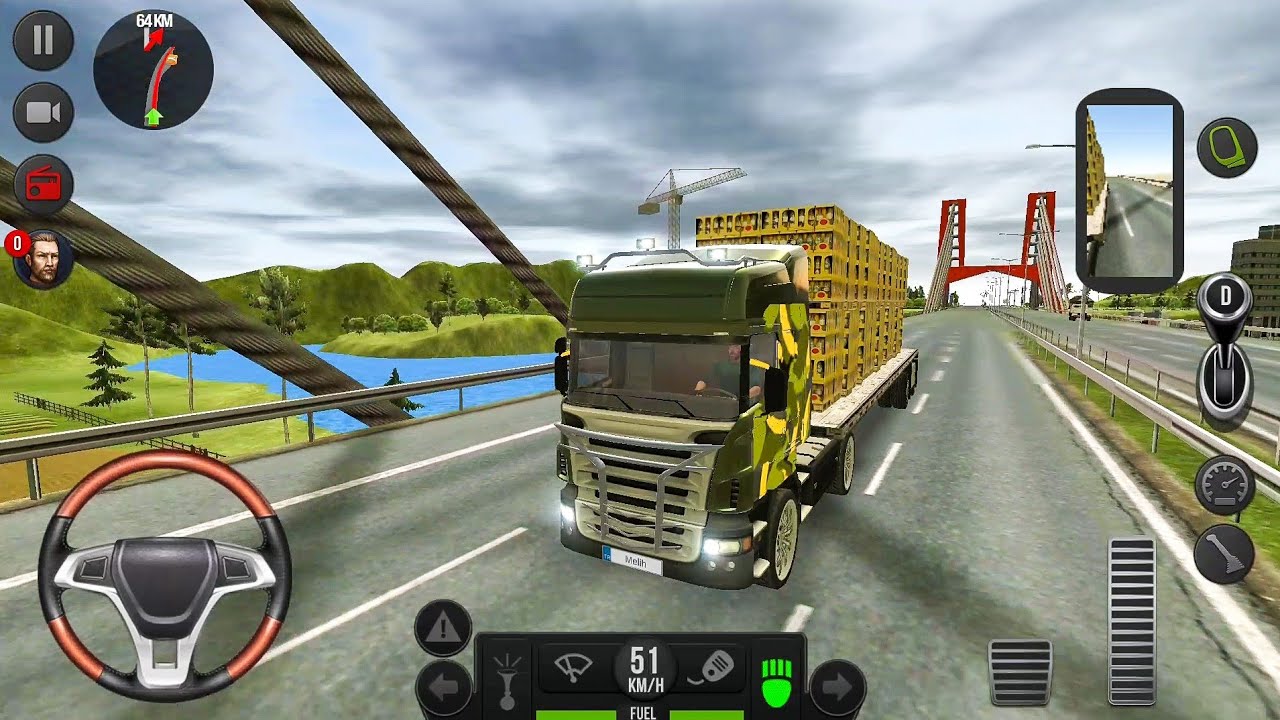 Truck Simulator 2018: Europe #6 Truck Unlocked (Sanıa R730 6&times;4) -  Android Gameplay FHD