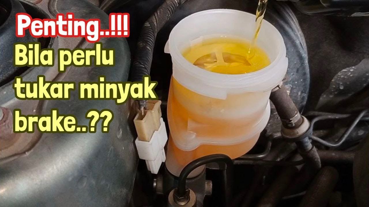 Cara tukar brake Master pump dan bleeding minyak brake/cara memilih minyak brake yg sesuai.