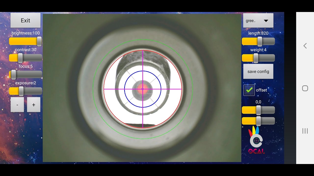 Electronic collimator PRO video tutorial