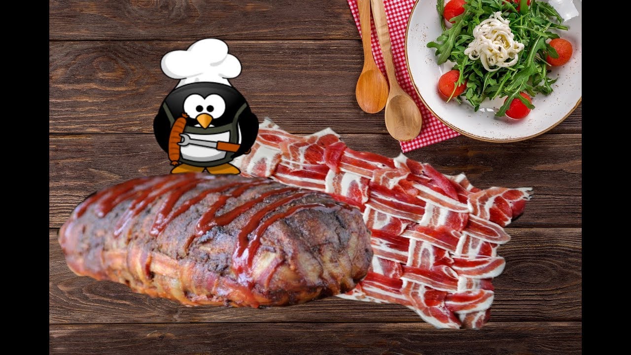 Fleischbombe im Backofen! Rezept Fleischrolle im Speckmantel - Wahnsinnig lecker!