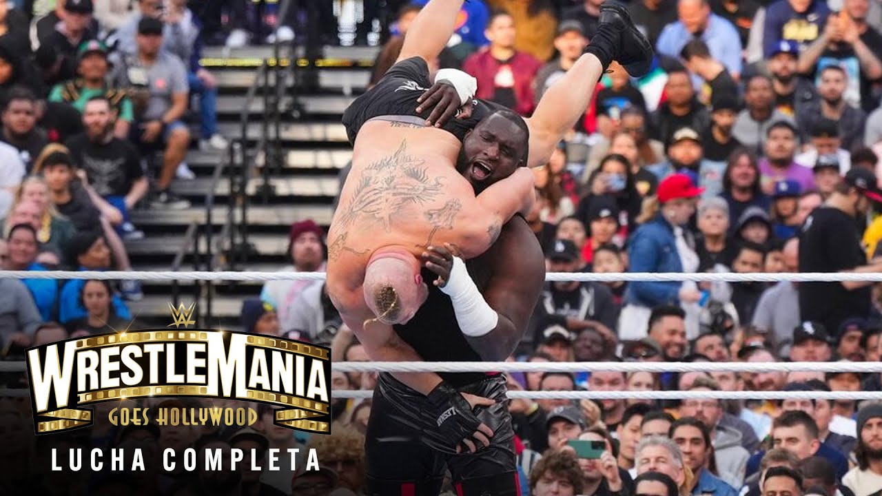 LUCHA COMPLETA: Brock Lesnar vs. Omos: WrestleMania 39