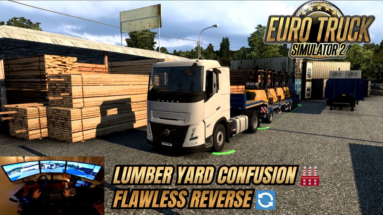 🚛 ETS2 | Volvo FH6 Manchester Lumber Yard – Hunt & Perfect Reverse! 🔄