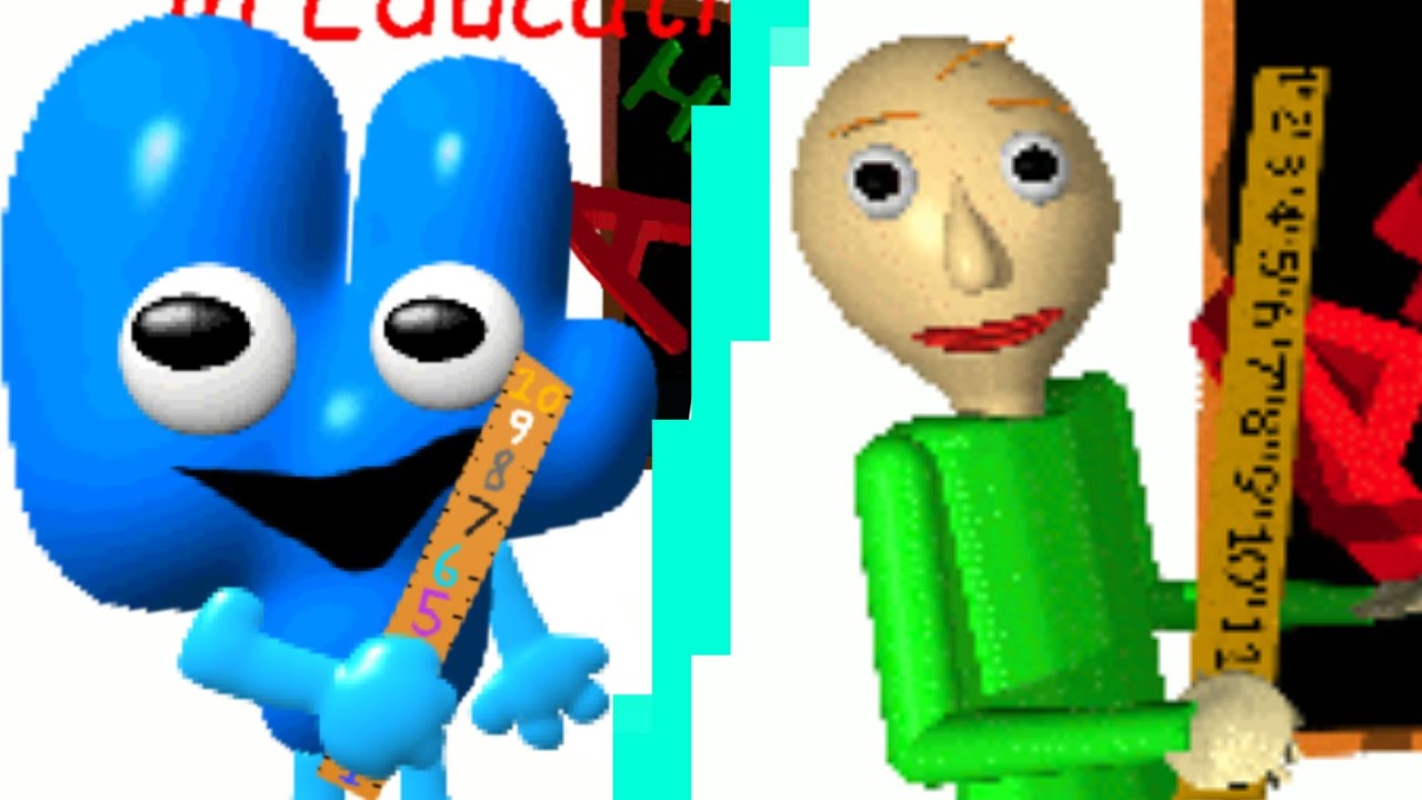 Baldi's Basics but it's actually Four