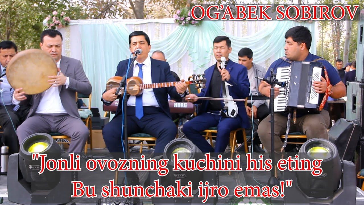 OG'ABEK SOBIROV SHAHRISABZDA TO'YDA